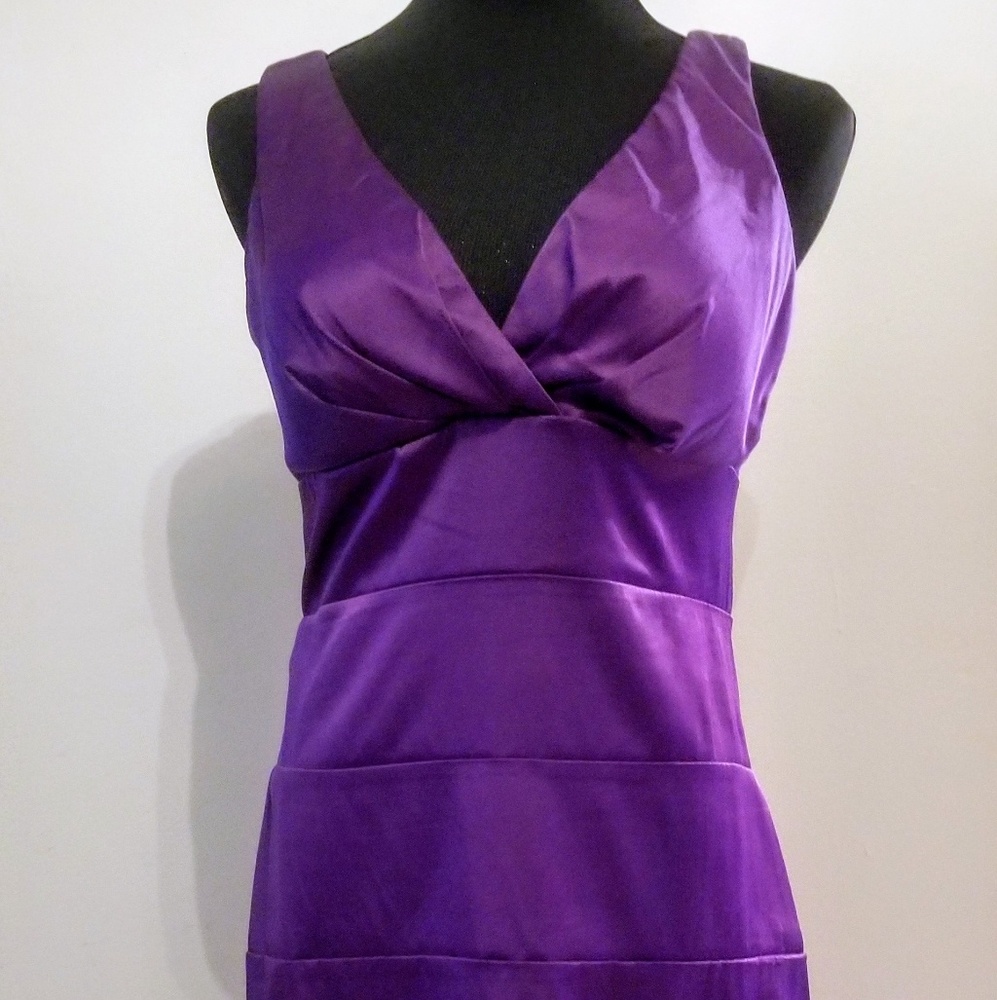 Gorgeous Tabloid Purple Dress Sz 10
